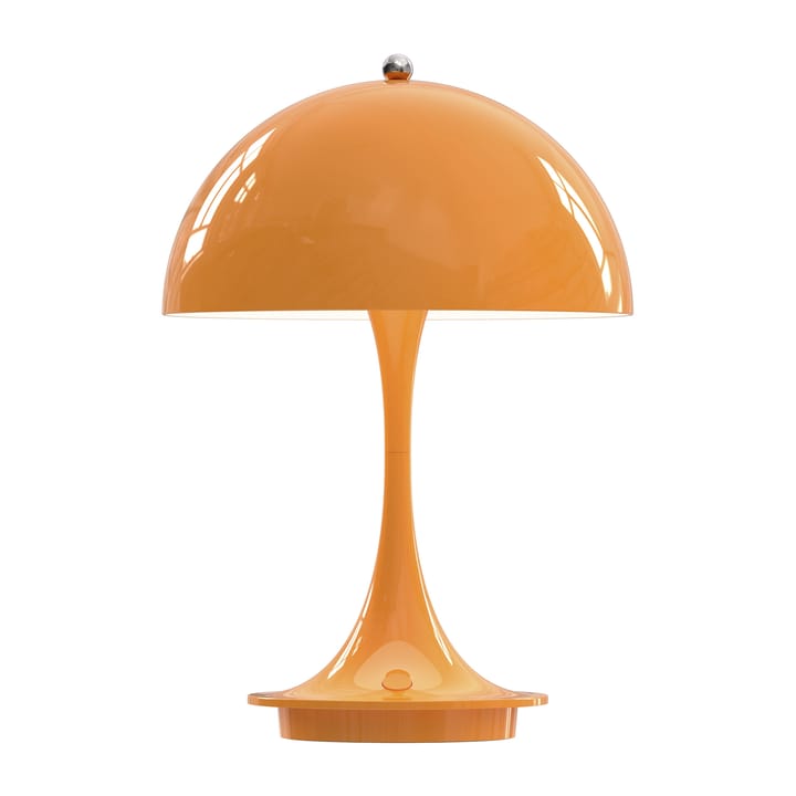 Candeeiro de mesa Panthella 160 portable de metal, Laranja Louis Poulsen