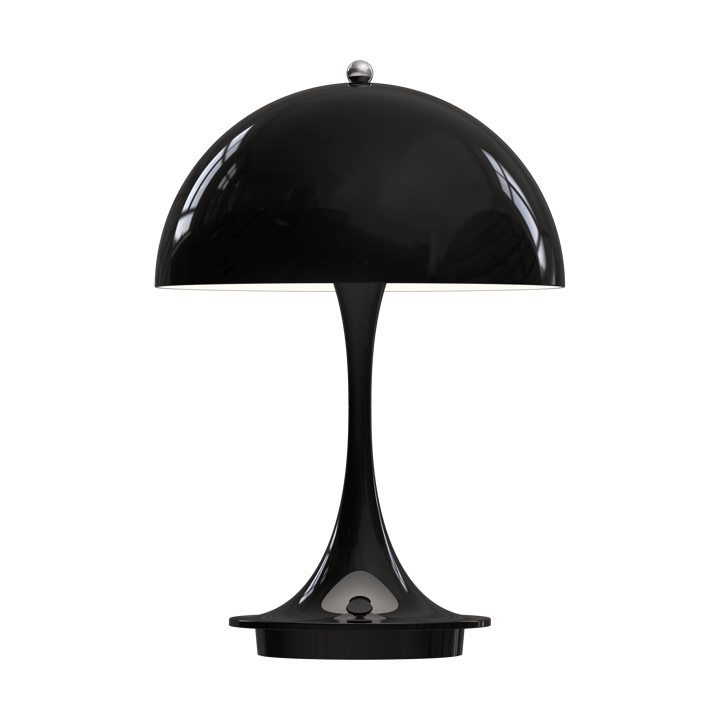 Candeeiro de mesa Panthella 160 portable de metal, Preto Louis Poulsen