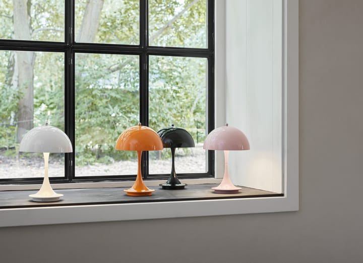 Candeeiro de mesa Panthella 160 portable de metal, White Louis Poulsen