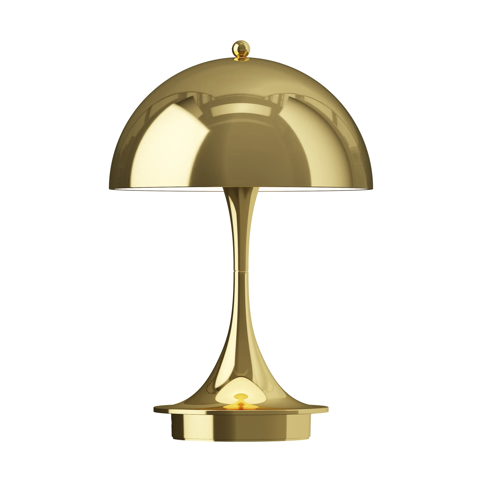 Candeeiro de mesa Panthella 160 Portable v3, Brass metallised Louis Poulsen