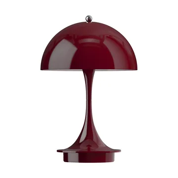 Candeeiro de mesa Panthella 160 Portable v3 - Opaque burgundy - Louis Poulsen