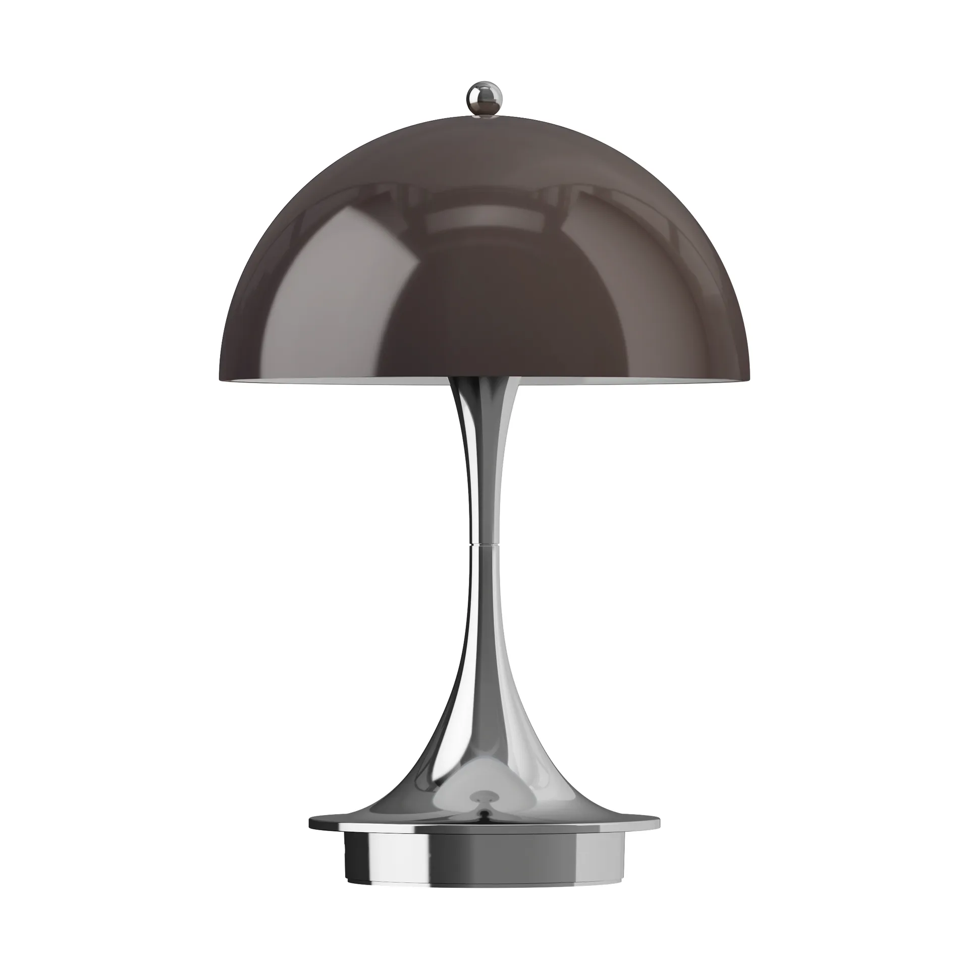 Candeeiro de mesa Panthella 160 Portable v3, Original Opal Brown Louis Poulsen