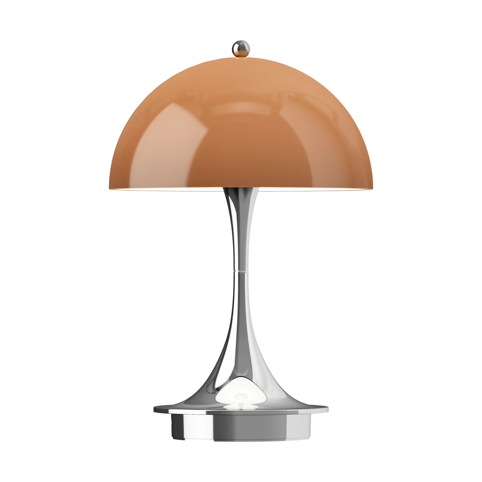 Candeeiro de mesa Panthella 160 Portable v3, Original Opal Brown Louis Poulsen