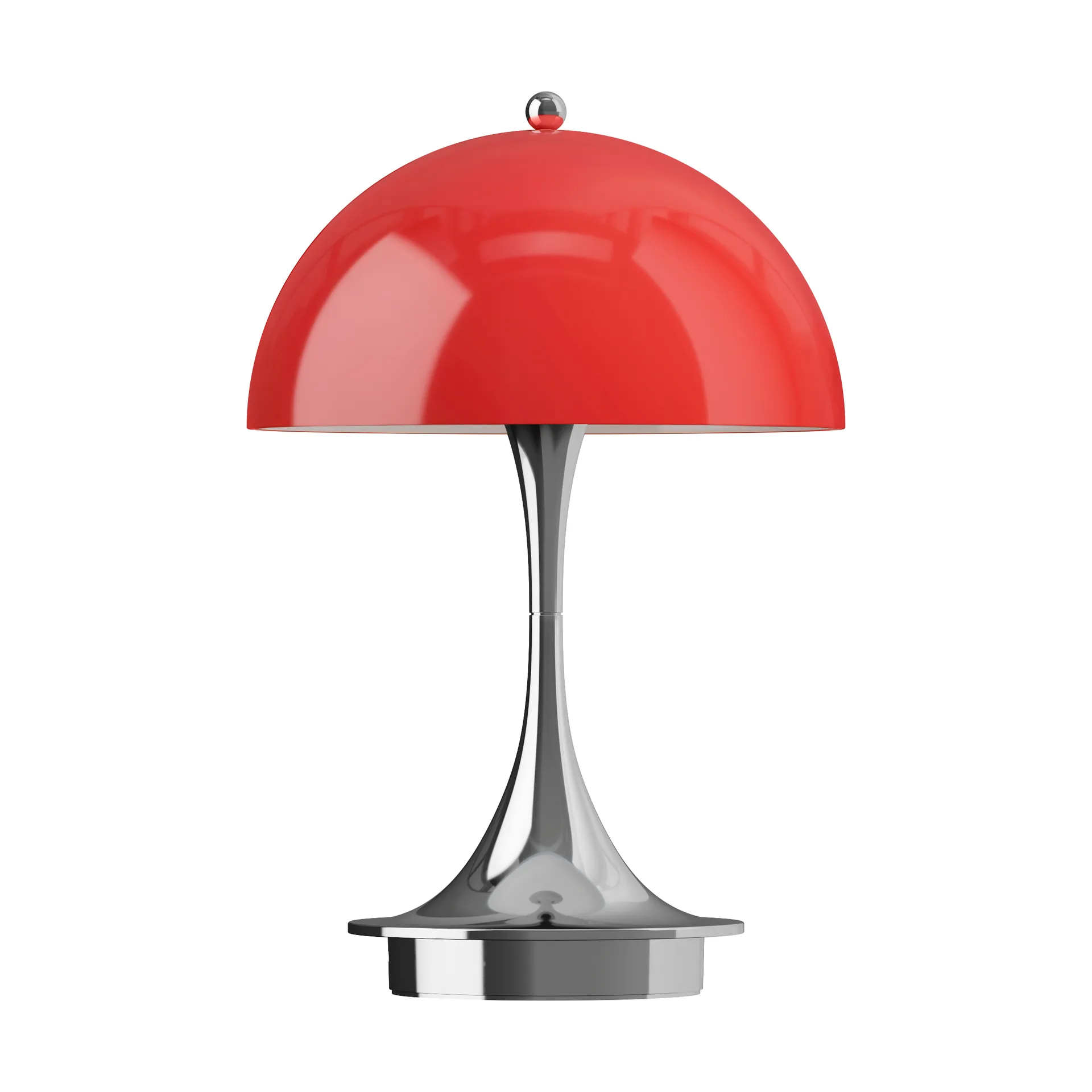 Candeeiro de mesa Panthella 160 Portable v3, Original Opal Red Louis Poulsen