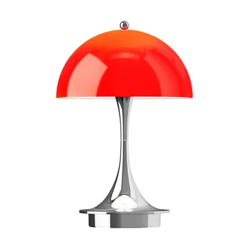 Candeeiro de mesa Panthella 160 Portable v3 - Original Opal Red - Louis Poulsen