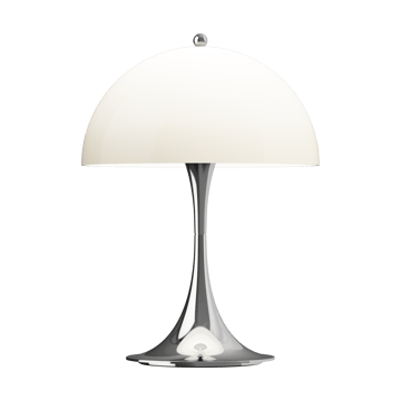 Candeeiro de mesa Panthella 250 portable - Chrome opal beige - Louis Poulsen