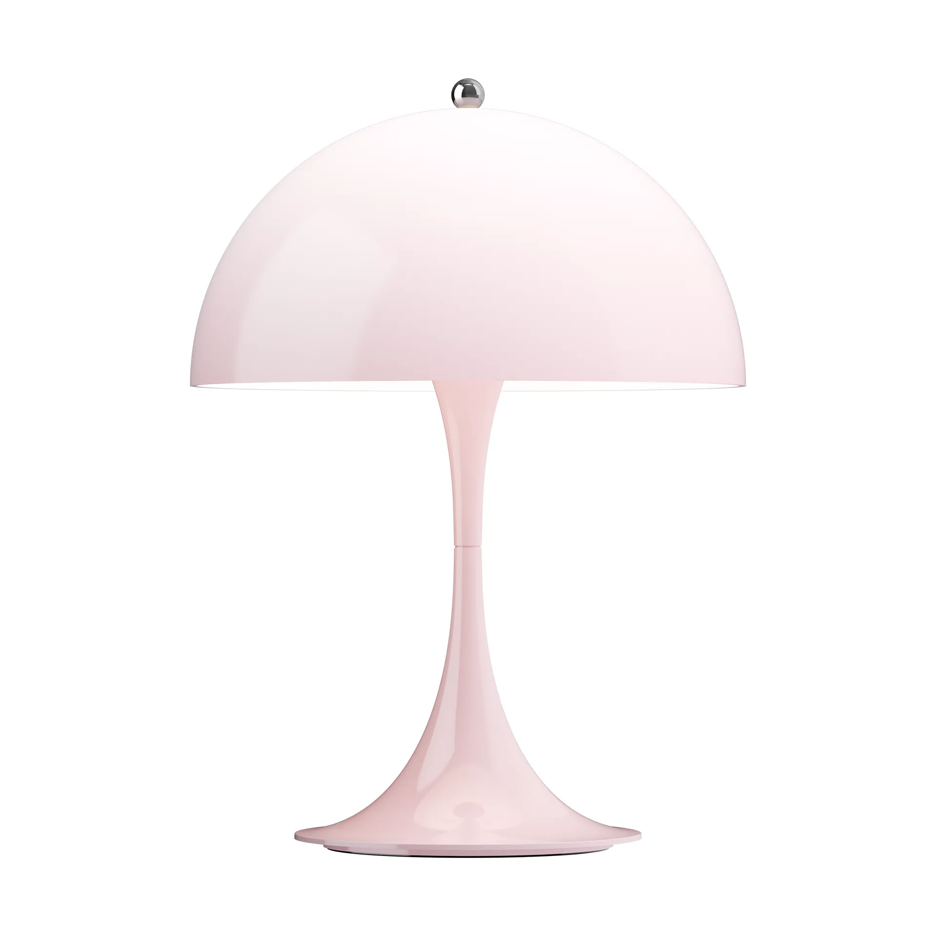 Candeeiro de mesa Panthella 250 portable, Opal pale rose Louis Poulsen