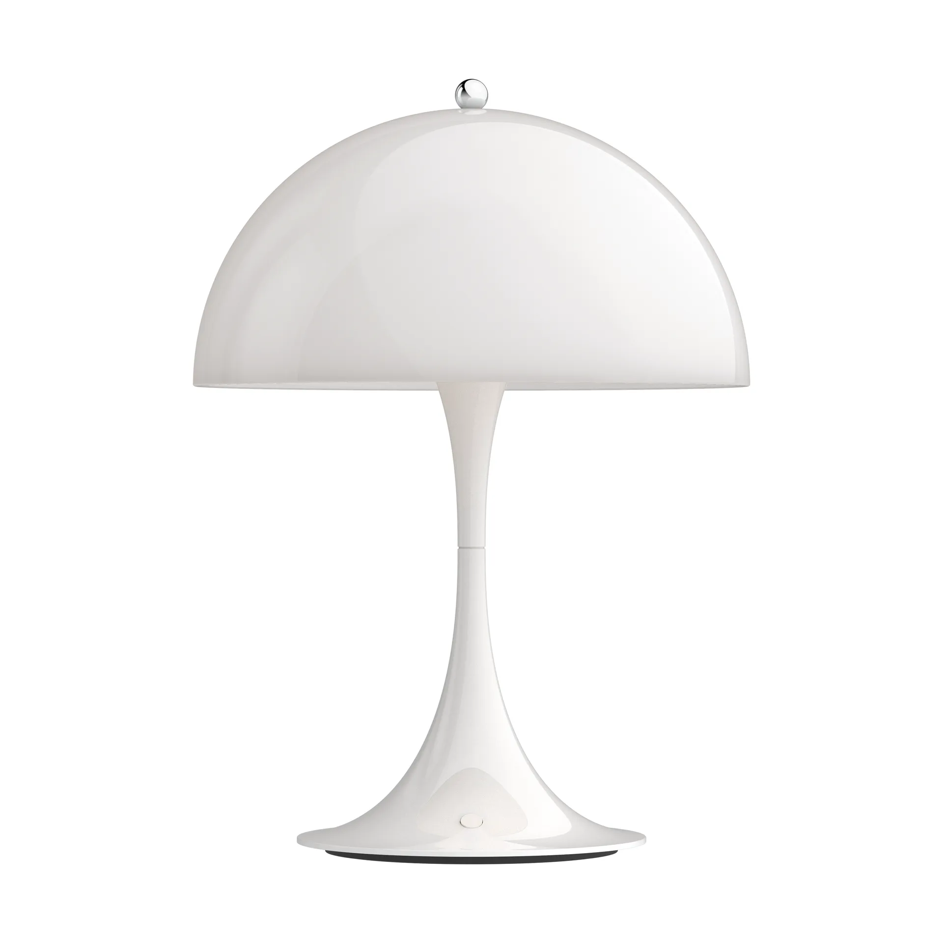 Candeeiro de mesa Panthella 250 portable V3, Acrílico opalino branco Louis Poulsen