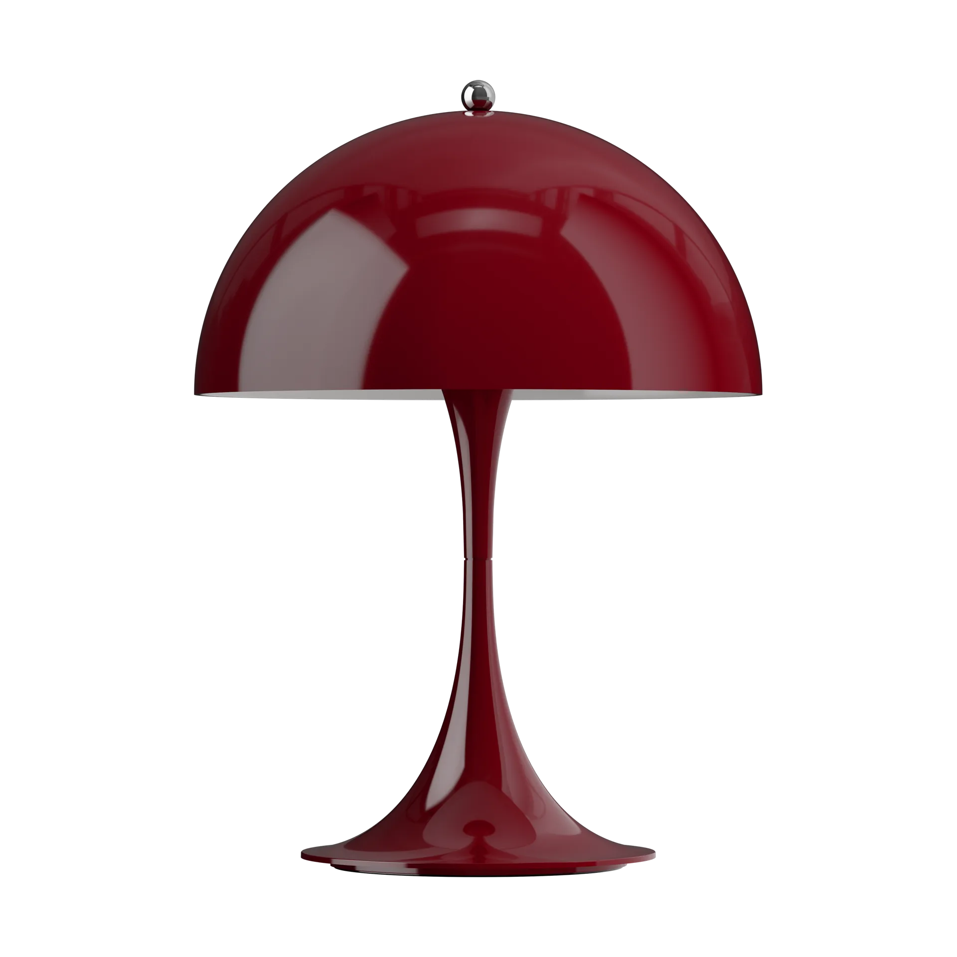 Candeeiro de mesa Panthella 250 portable V3, Opaque burgundy Louis Poulsen