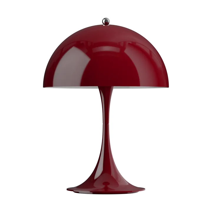 Candeeiro de mesa Panthella 250 portable V3 - Opaque burgundy - Louis Poulsen