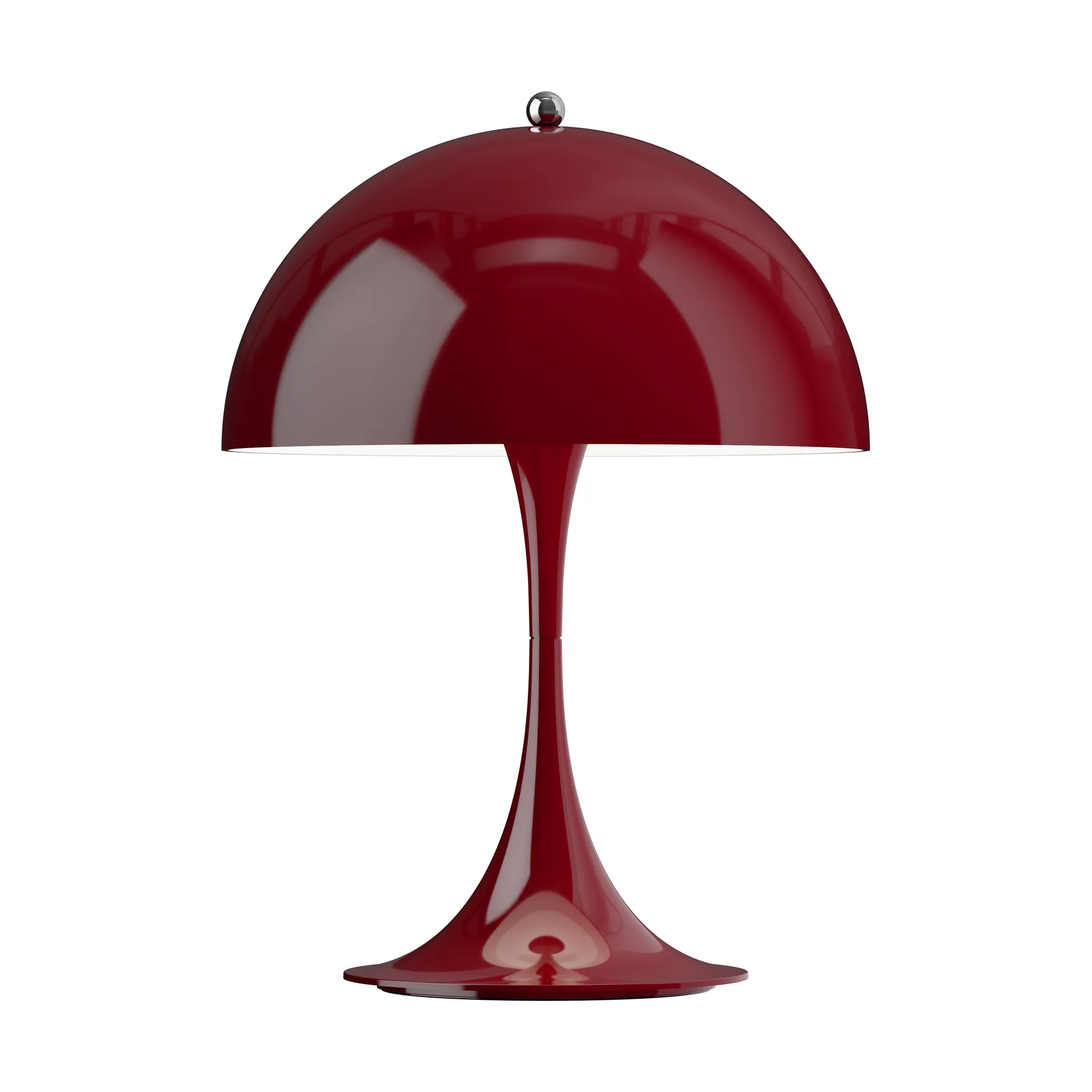 Candeeiro de mesa Panthella 250 portable V3, Opaque burgundy Louis Poulsen
