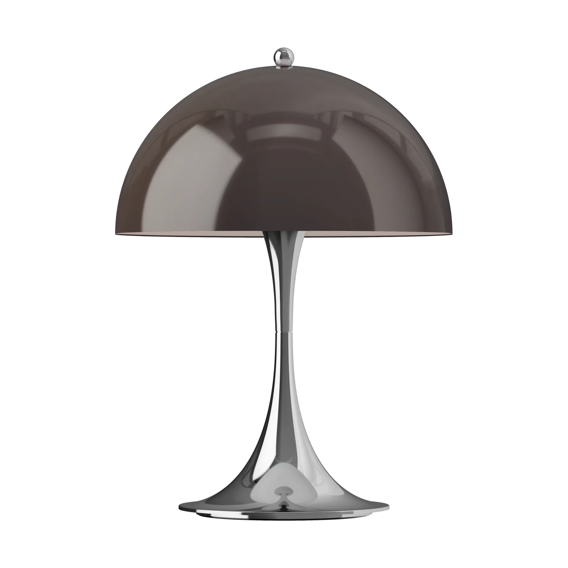 Candeeiro de mesa Panthella 250 portable V3, Original Opal Brown Louis Poulsen