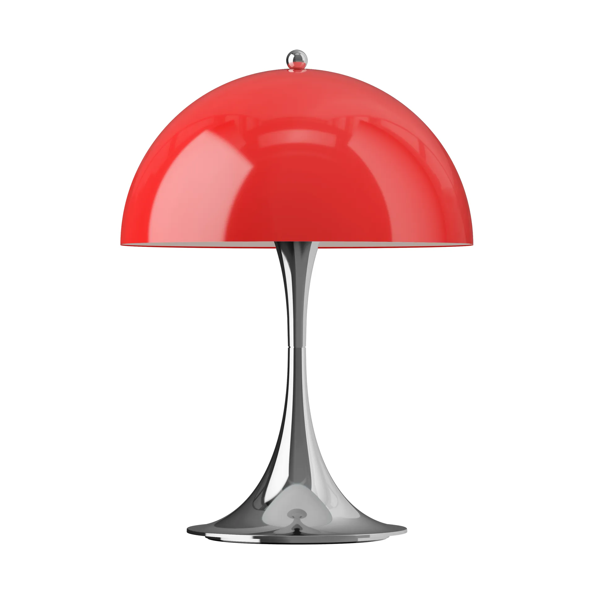 Candeeiro de mesa Panthella 250 portable V3, Original Opal Red Louis Poulsen