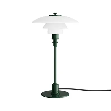 Candeeiro de mesa PH 2/1 - Verde escuro brilhante - Louis Poulsen