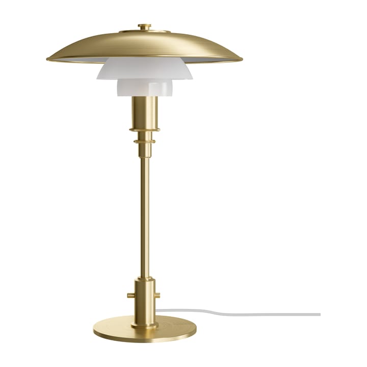 Candeeiro de mesa PH 3/2 Limited Edition, Latão-vidro opala Louis Poulsen