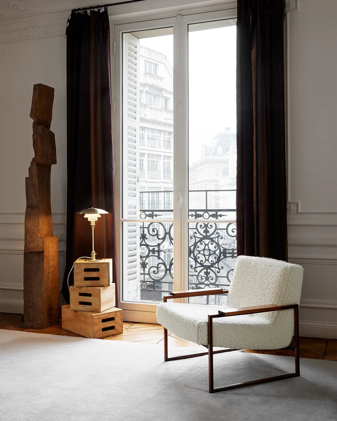 Candeeiro de mesa PH 3/2 Limited Edition, Latão-vidro opala Louis Poulsen