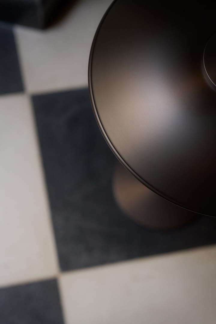Candeeiro de mesa PH 3/2 Luna, Aged brass-vidro opalino Louis Poulsen