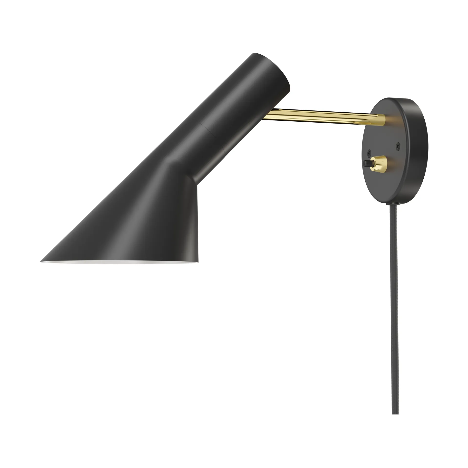 Candeeiro de parede AJ, Brass-black Louis Poulsen