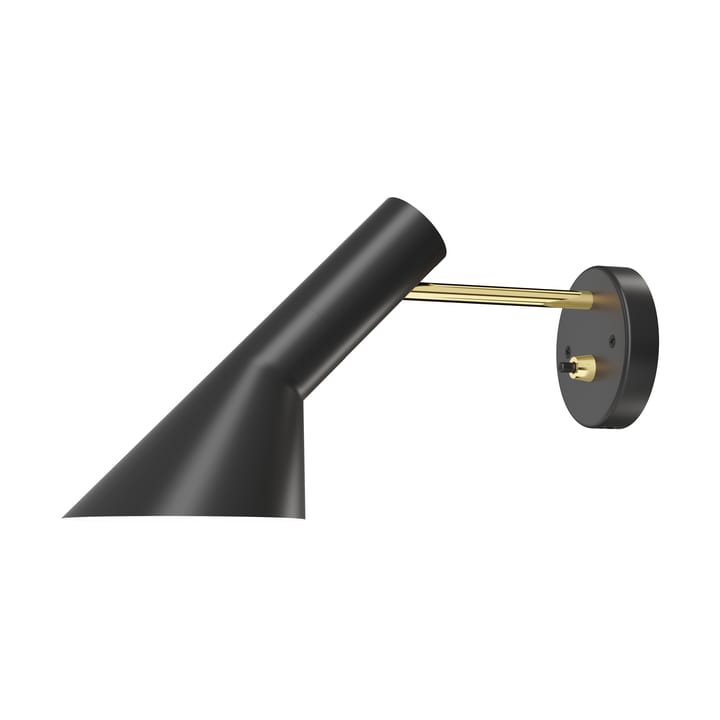Candeeiro de parede AJ instalação fixa - Brass-black - Louis Poulsen