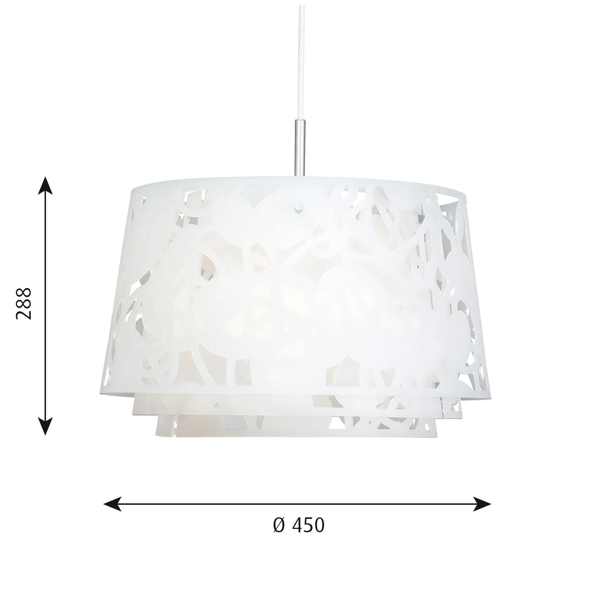 Candeeiro de teto Collage Ø45 cm, Branco Louis Poulsen