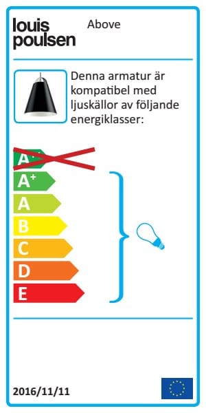 Candeeiro suspenso Above Ø40 cm, Branco Louis Poulsen