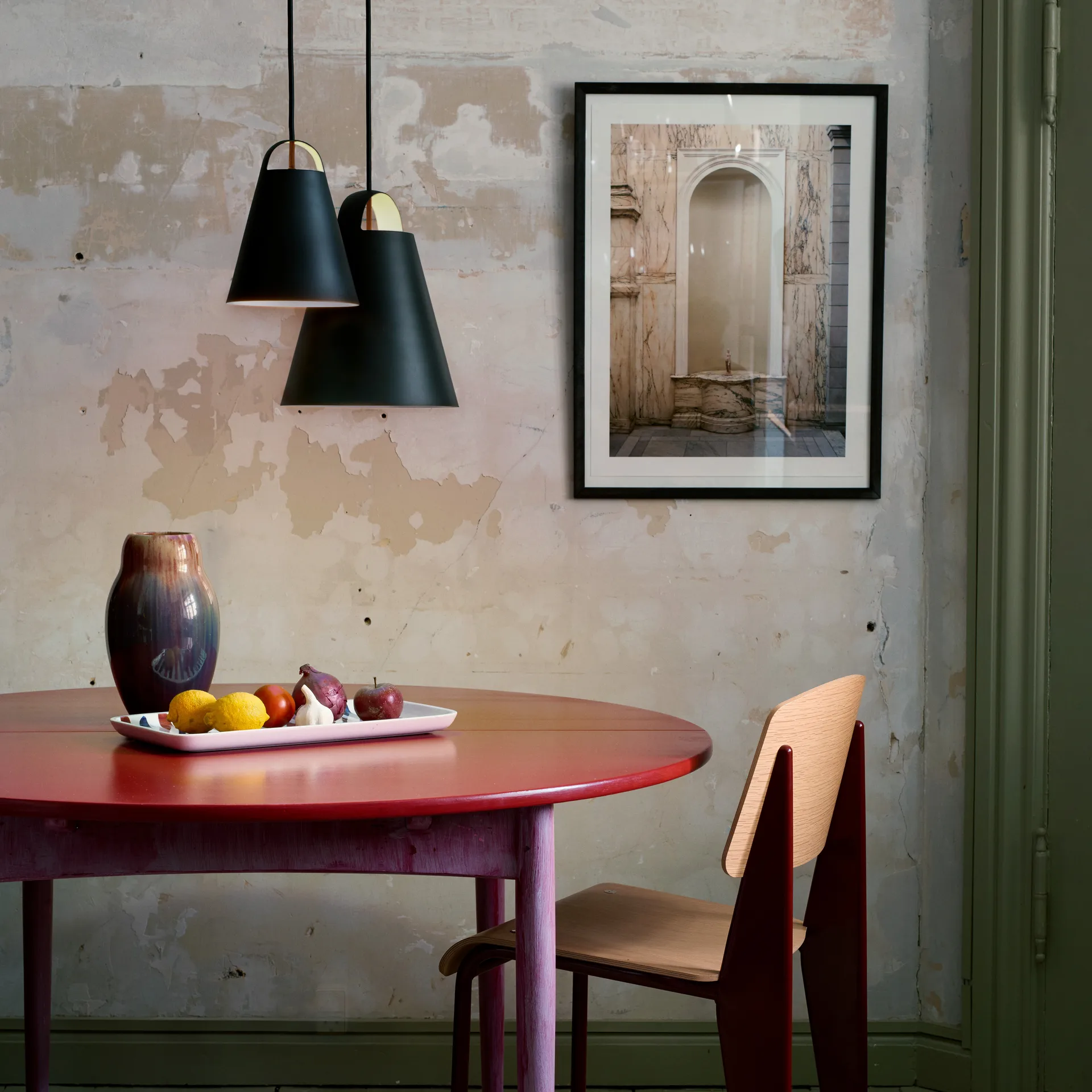 Candeeiro suspenso Above Ø40 cm, Preto Louis Poulsen