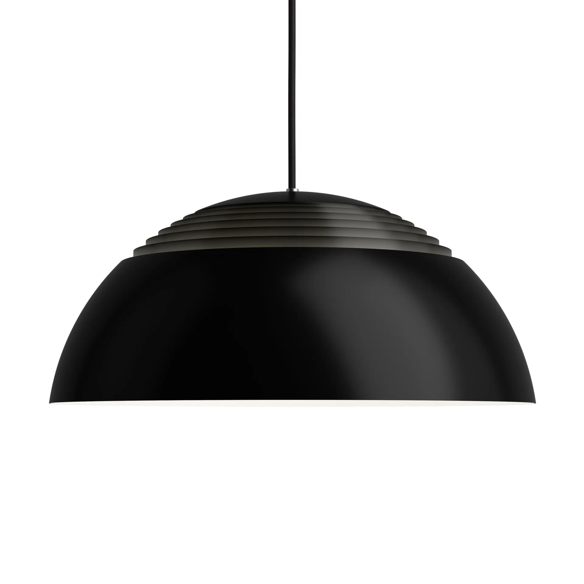Candeeiro suspenso AJ Royal Ø50 cm, Preto Louis Poulsen