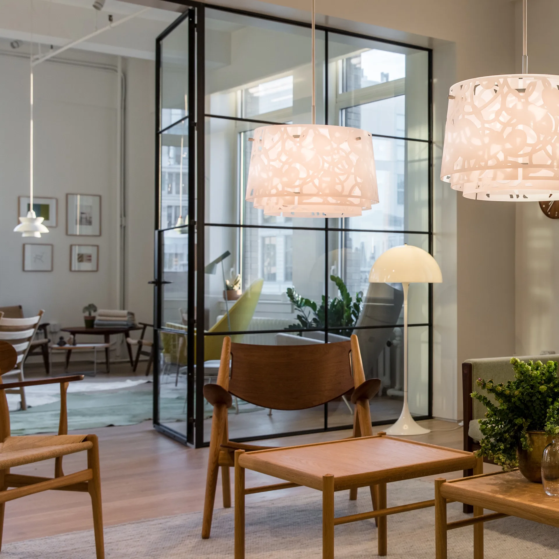 Candeeiro suspenso Doo-Wop, Branco Louis Poulsen