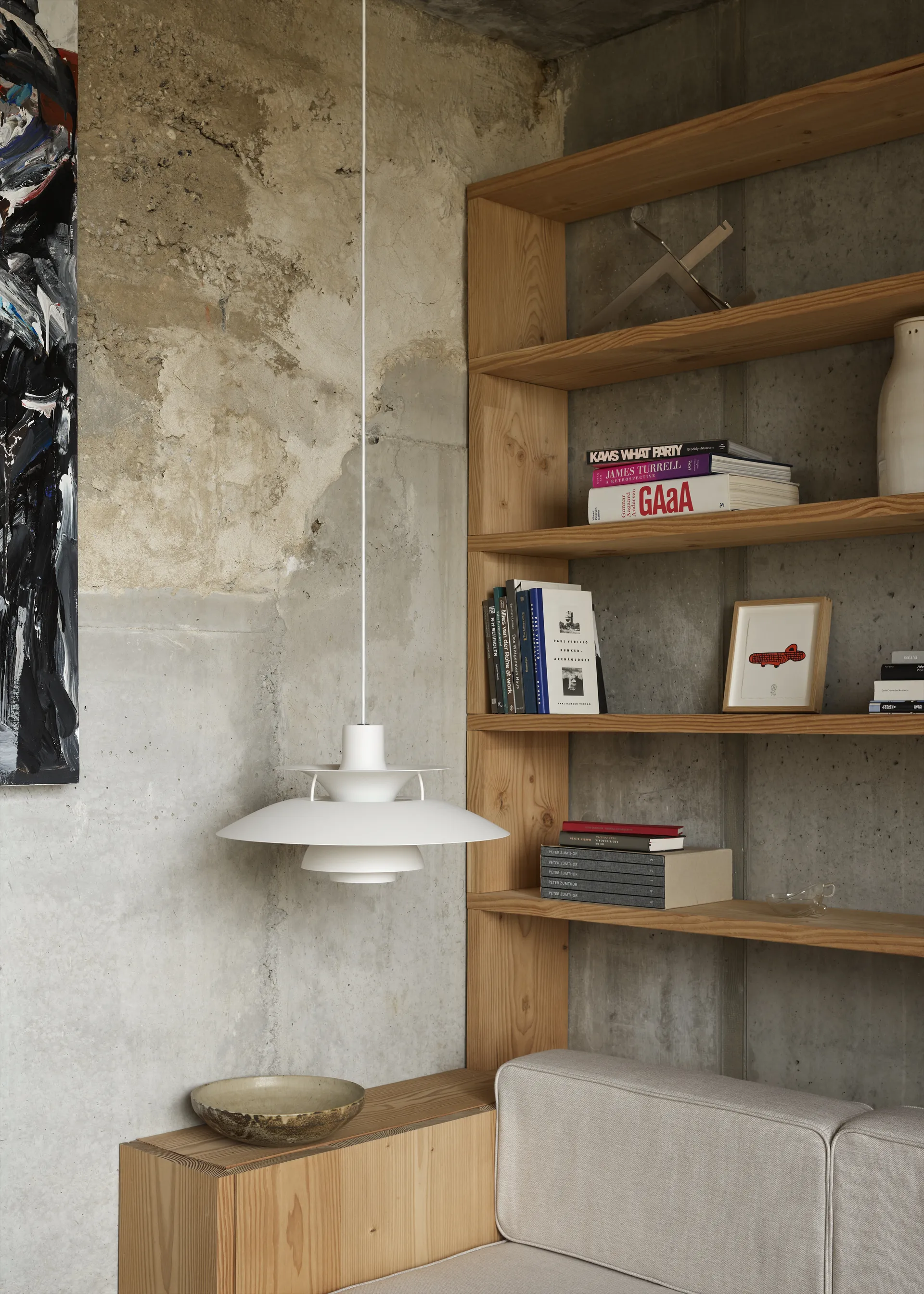 Candeeiro suspenso monochrome PH 5, Pale blush Louis Poulsen