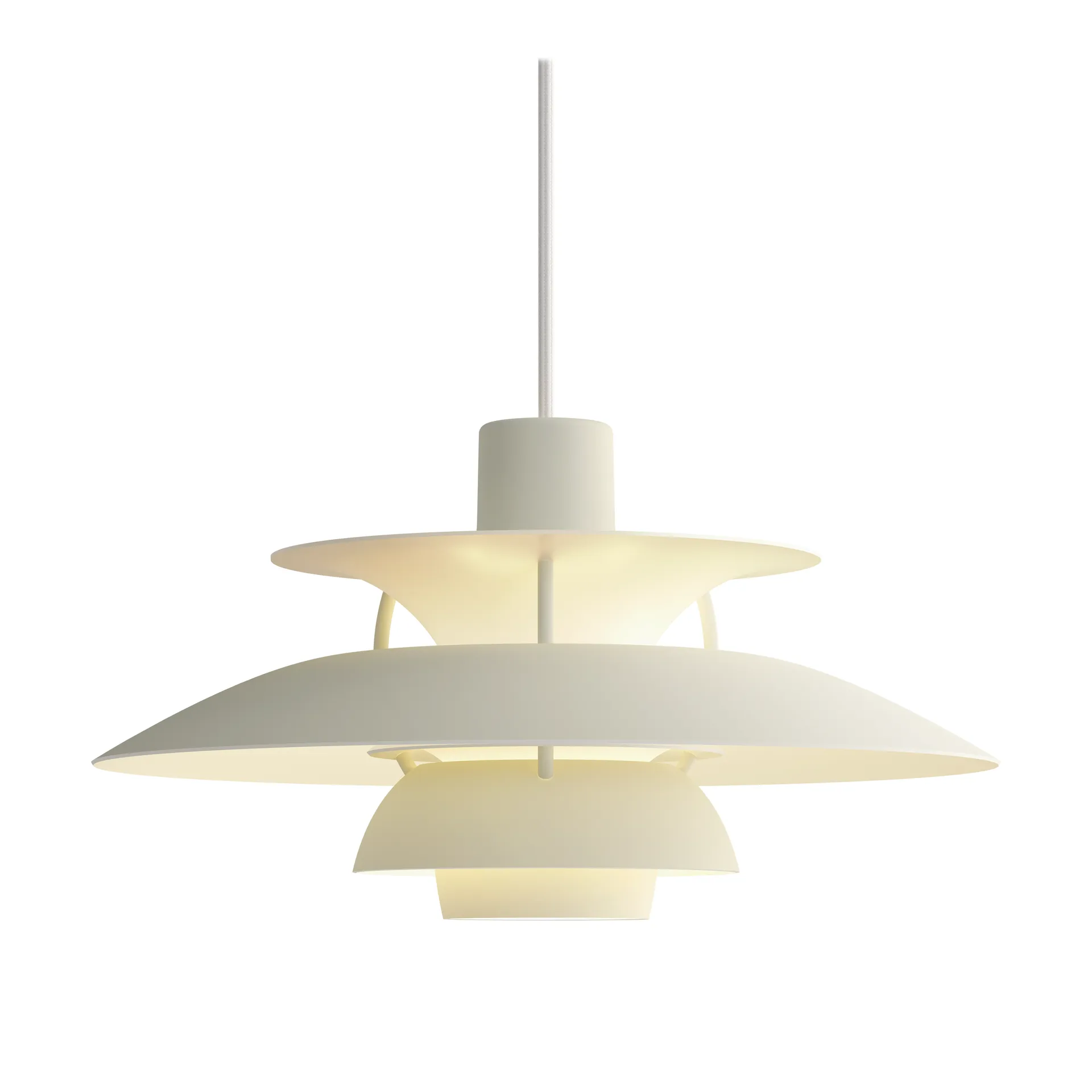 Candeeiro suspenso monochrome PH 5, Pale pewter Louis Poulsen