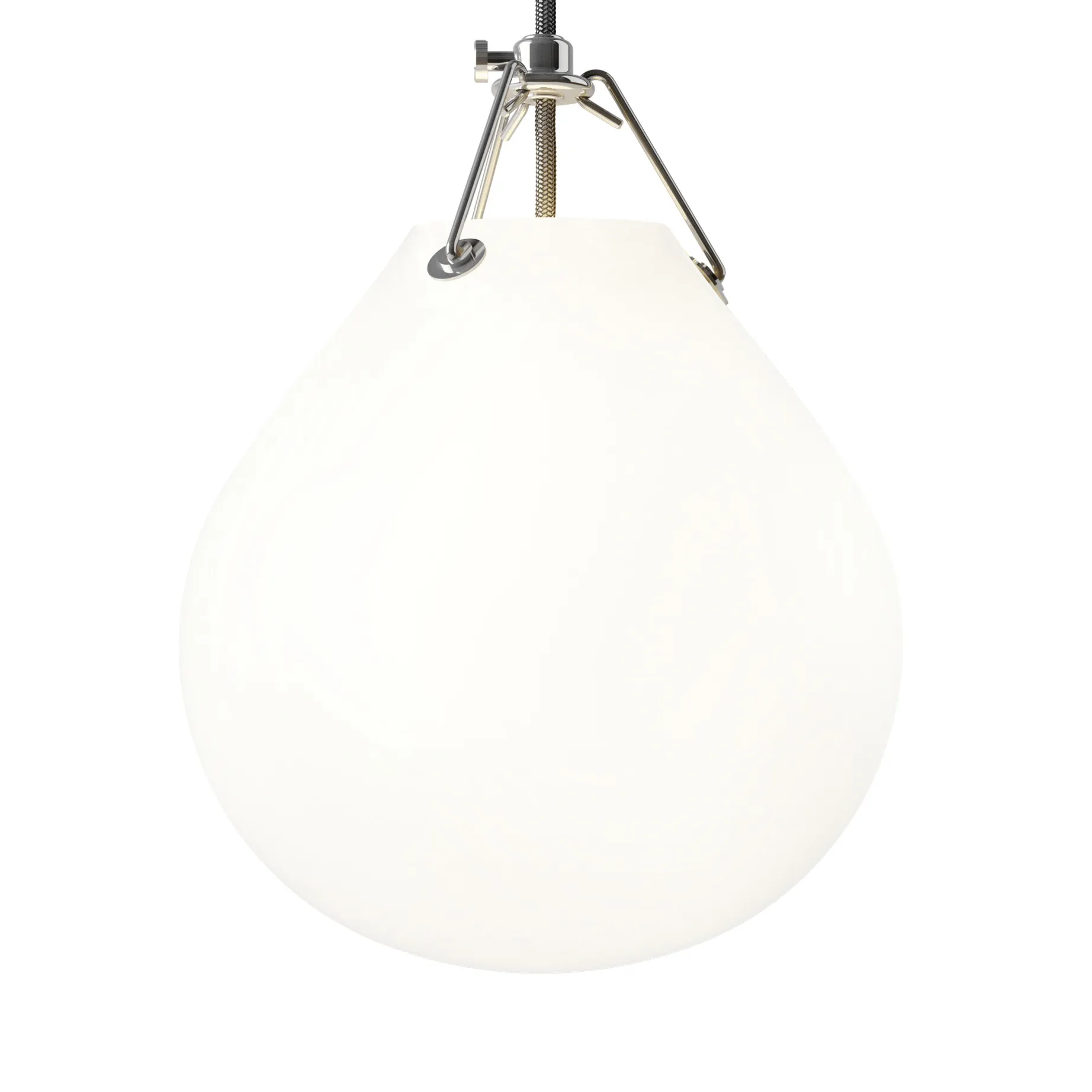 Candeeiro suspenso Moser Ø20,5 cm, Branco mate Louis Poulsen
