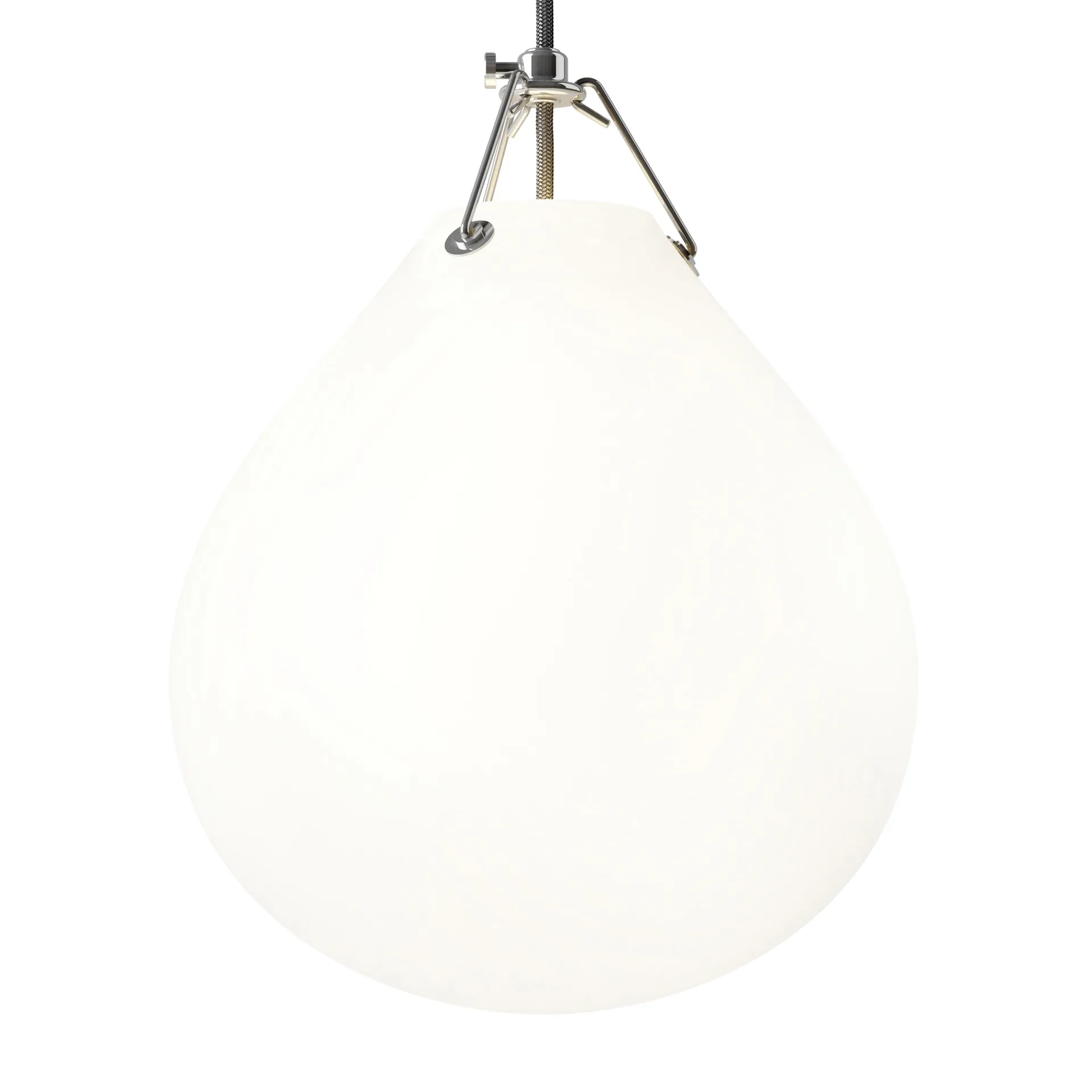 Candeeiro suspenso Moser Ø25 cm, Branco mate Louis Poulsen