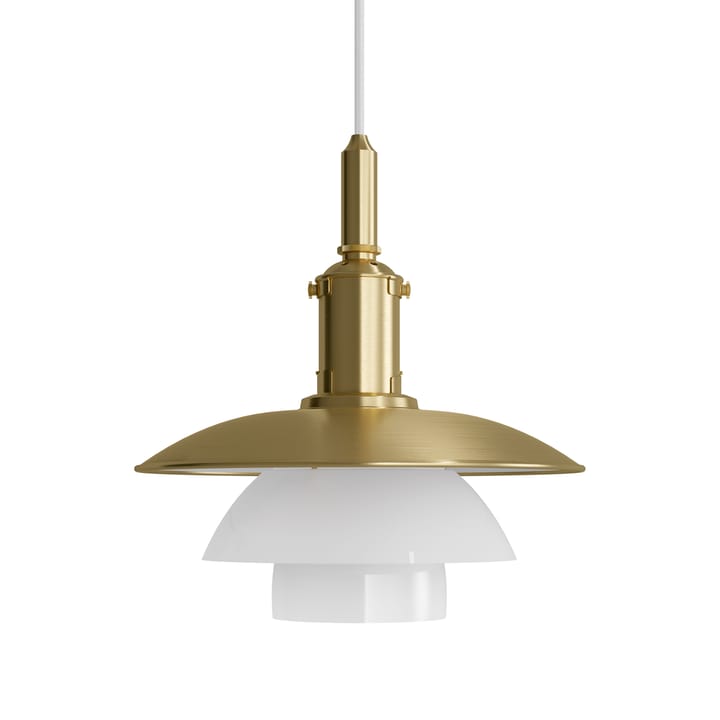 Candeeiro suspenso PH 3/3 Limited Edition, Latão-vidro opala Louis Poulsen