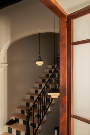 Candeeiro suspenso PH 3/3 Luna - Aged brass-vidro opalino - Louis Poulsen