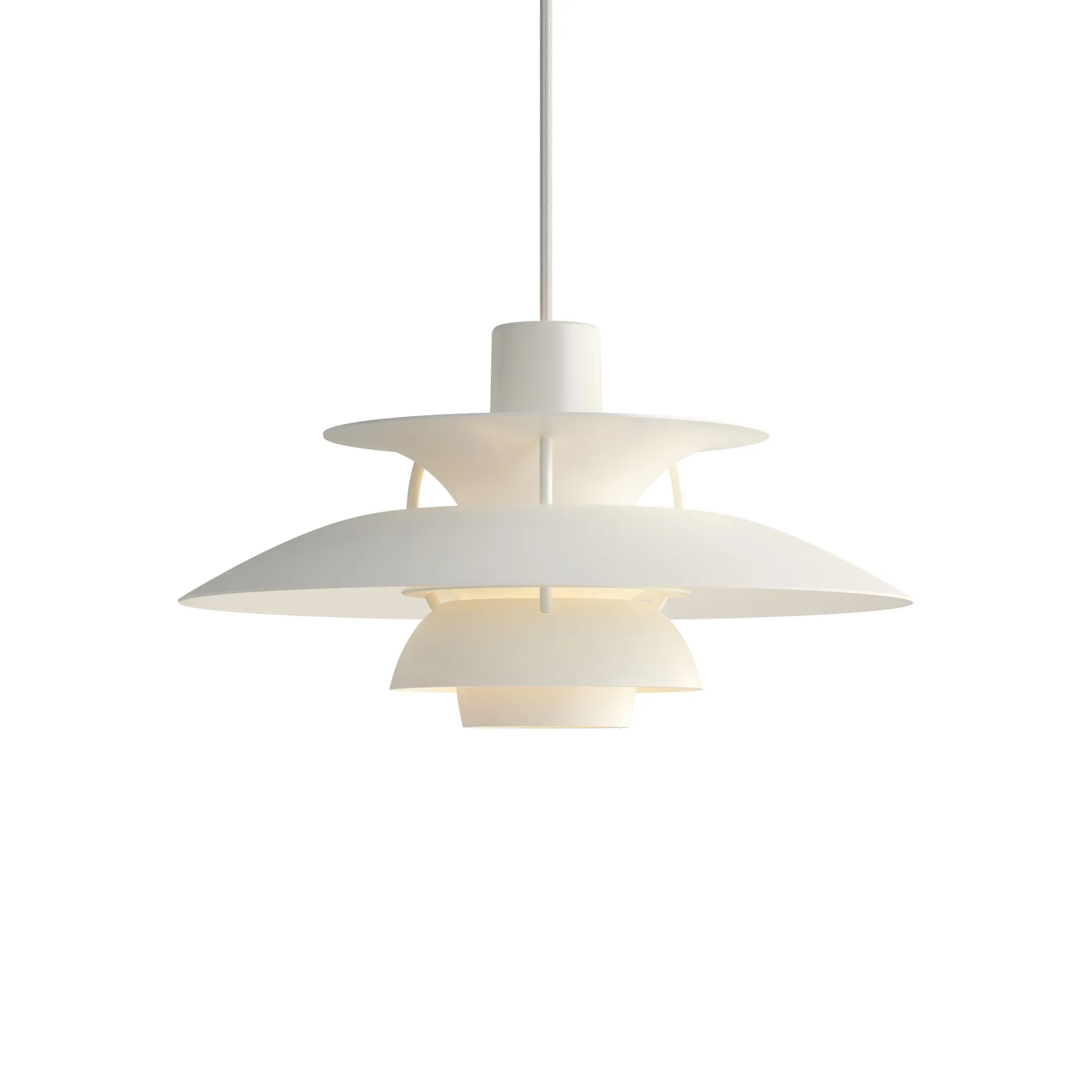 Candeeiro suspenso PH 5, Ø300, Branco Louis Poulsen