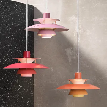 Candeeiro suspenso PH 5 - Ø300, Laranja - Louis Poulsen