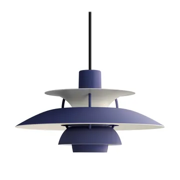 Candeeiro suspenso PH 5 - Ø300, Monochrom dusty indigo - Louis Poulsen