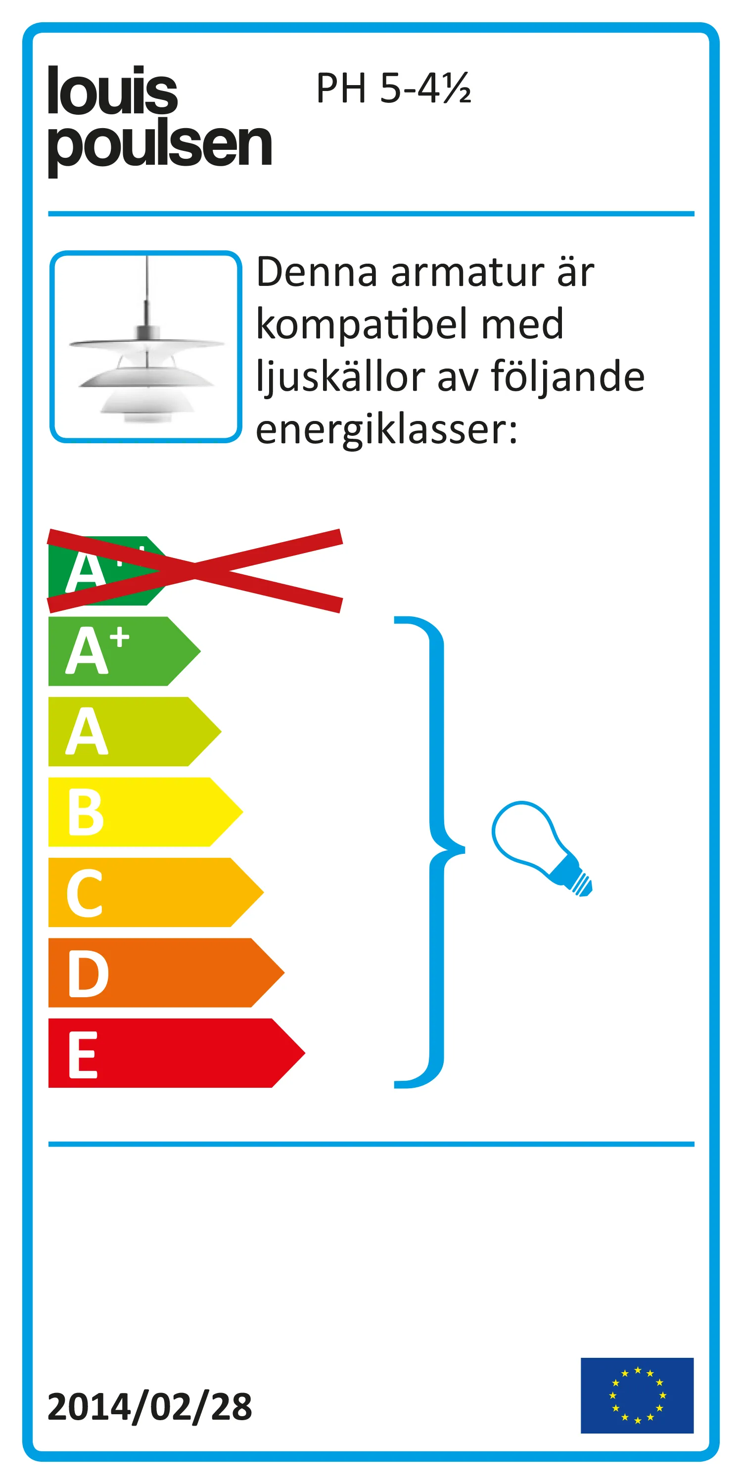 Candeeiro suspenso PH 5½-4, Branco Louis Poulsen
