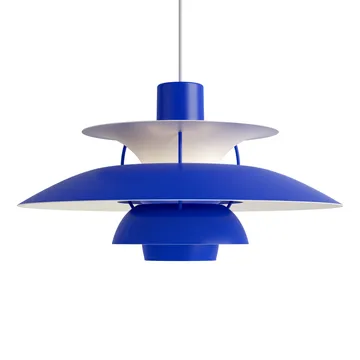 Candeeiro suspenso PH 5 - Ø500, Azul - Louis Poulsen