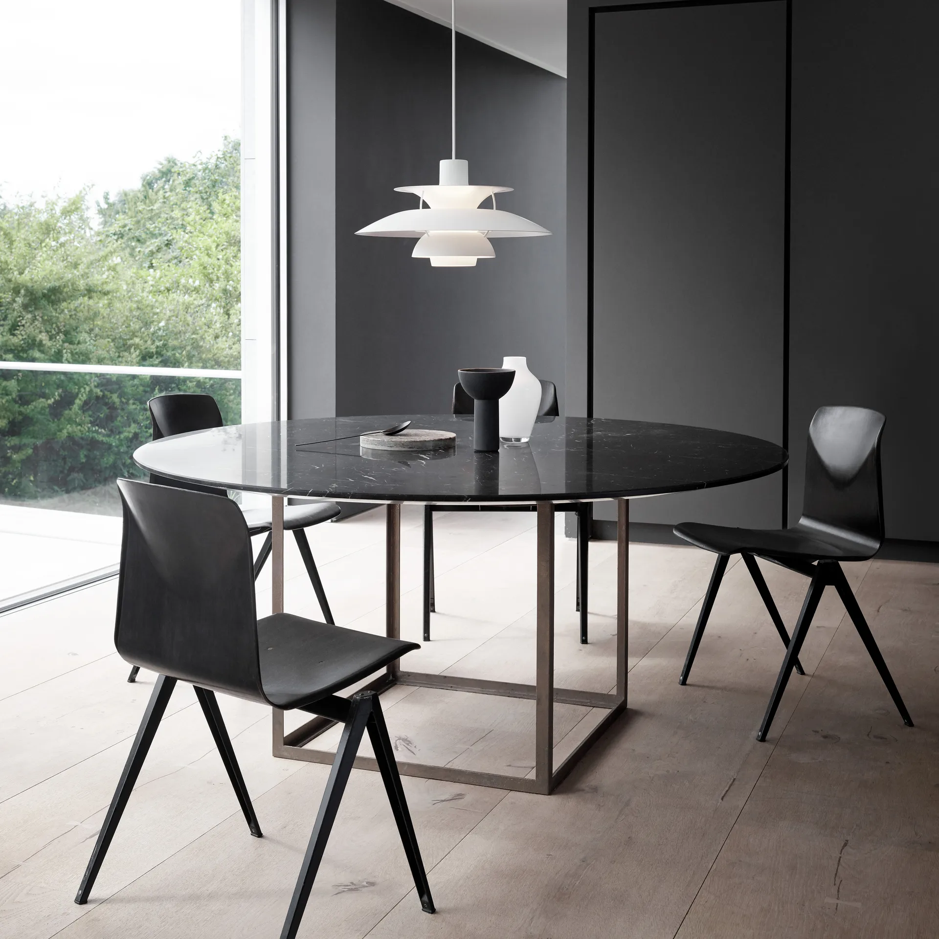 Candeeiro suspenso PH 5, Ø500, Branco Louis Poulsen
