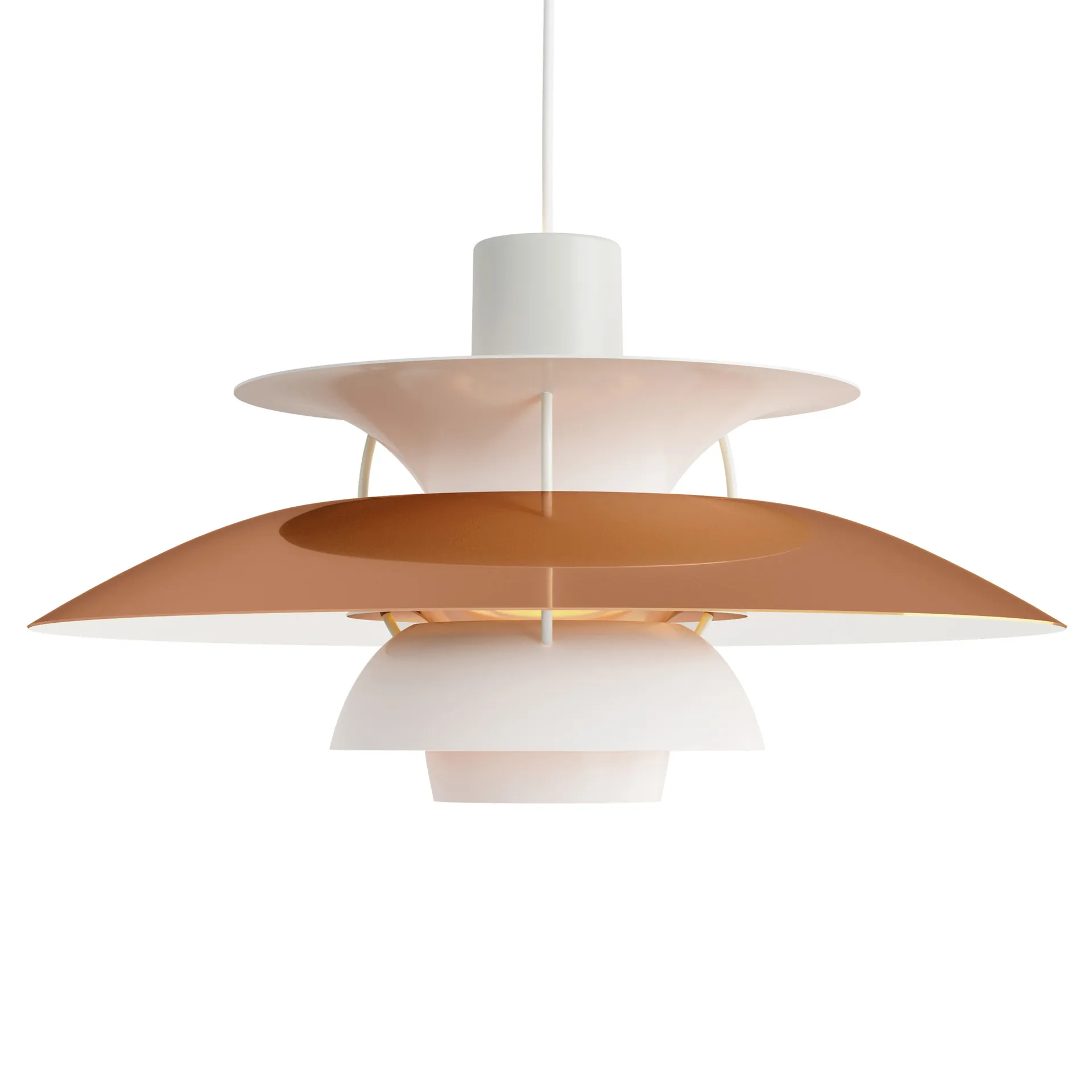 Candeeiro suspenso PH 5, Ø500, Cobre Louis Poulsen