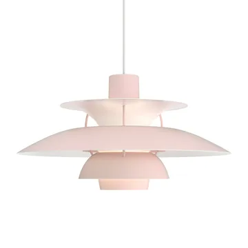 Candeeiro suspenso PH 5 - Ø500, Rosa claro - Louis Poulsen