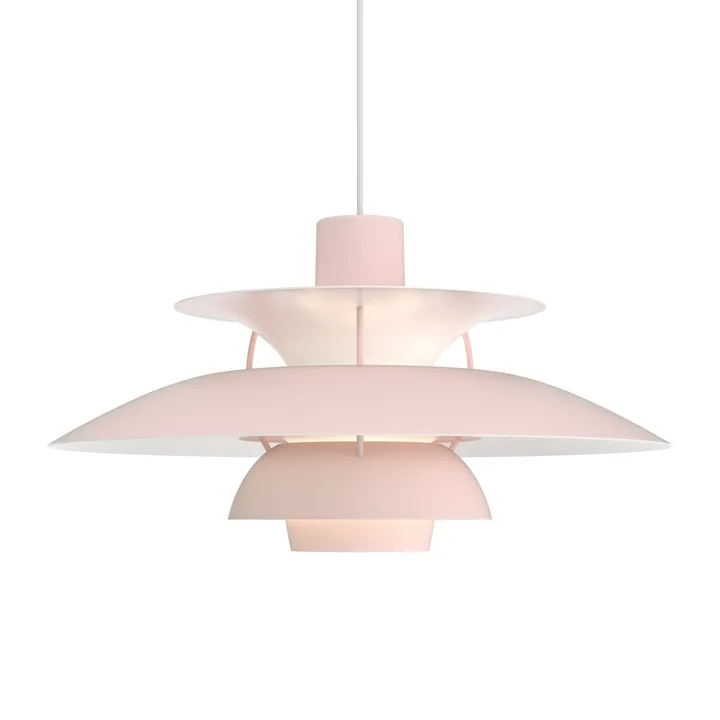 Candeeiro suspenso PH 5 - Ø500, Rosa claro - Louis Poulsen