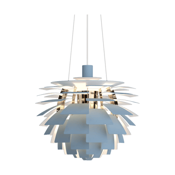 Candeeiro suspenso PH Artichoke Ø48 cm - Dusty blue-brass metallised - Louis Poulsen