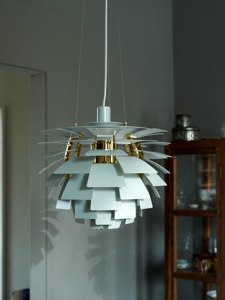 Candeeiro suspenso PH Artichoke Ø48 cm, Dusty green-brass metallised Louis Poulsen