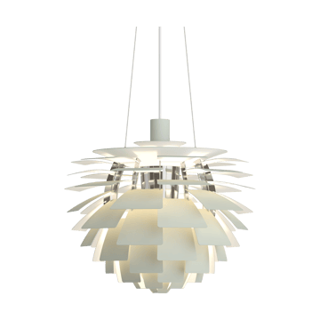Candeeiro suspenso PH Artichoke Ø48 cm - Dusty green-high lustre chrome plated - Louis Poulsen