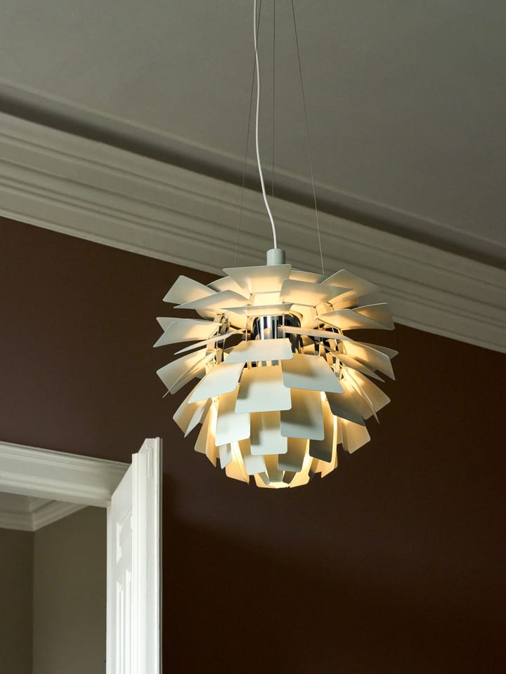 Candeeiro suspenso PH Artichoke Ø48 cm, Dusty green-high lustre chrome plated Louis Poulsen
