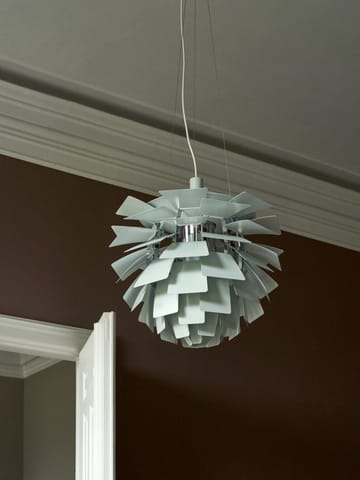 Candeeiro suspenso PH Artichoke Ø48 cm - Dusty green-high lustre chrome plated - Louis Poulsen