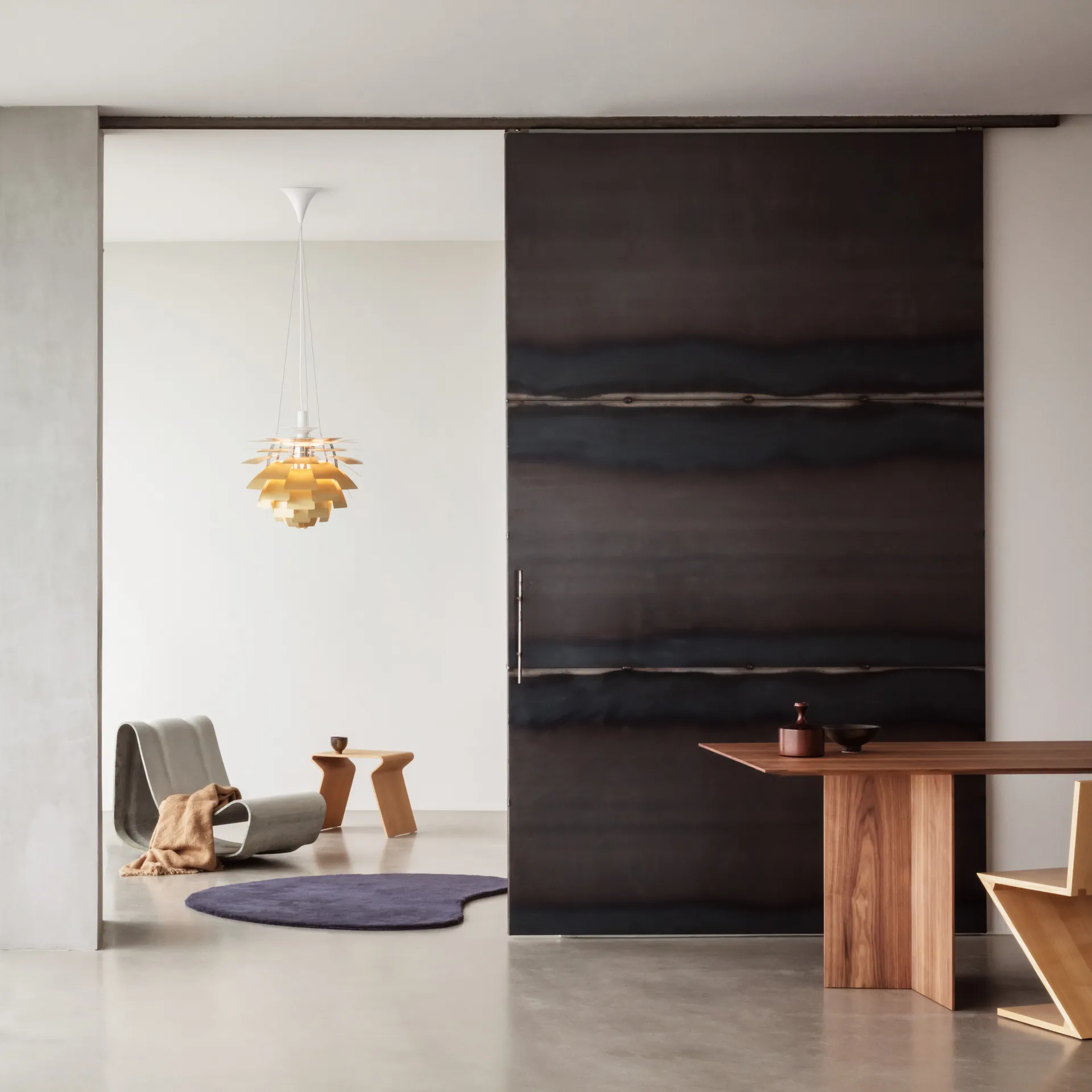 Candeeiro suspenso PH Artichoke Ø48 cm, Latão Louis Poulsen