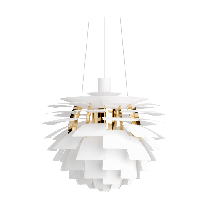 Candeeiro suspenso PH Artichoke Ø48 cm - Soft white-brass metallised - Louis Poulsen